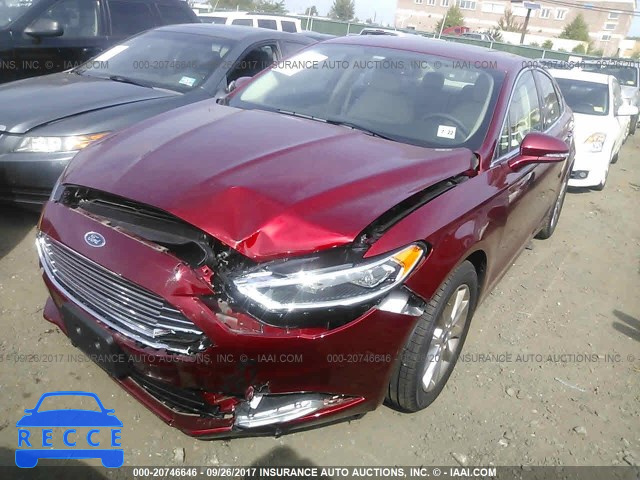 2017 FORD FUSION 3FA6P0HD0HR338416 image 1