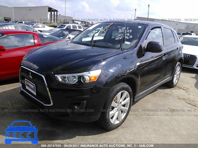 2014 Mitsubishi Outlander Sport ES 4A4AP3AUXEE030760 image 1