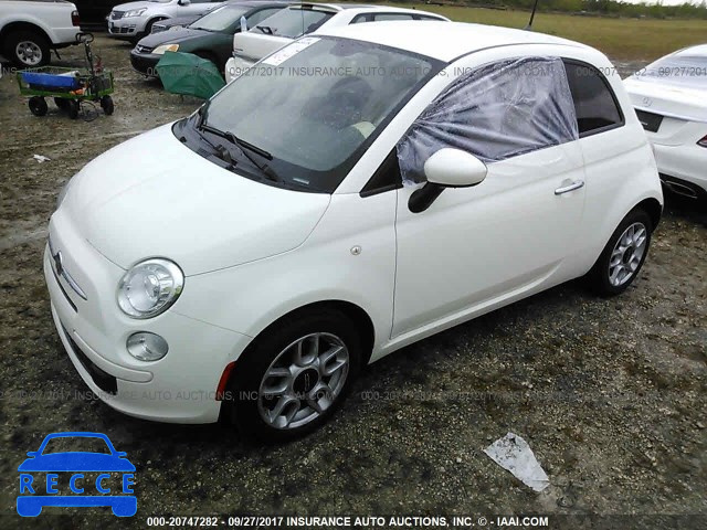 2012 Fiat 500 3C3CFFAR1CT365102 image 1