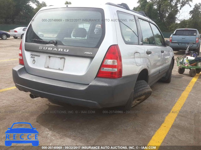 2004 Subaru Forester 2.5X JF1SG63684H743638 зображення 3