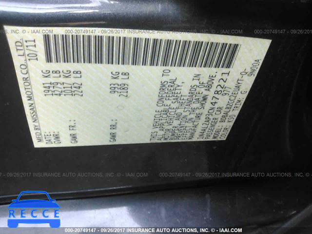 2012 Nissan Altima 1N4AL2AP3CN478221 image 8