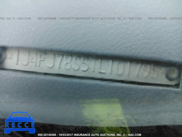 1996 Jeep Cherokee 1J4FJ78S5TL101795 image 8