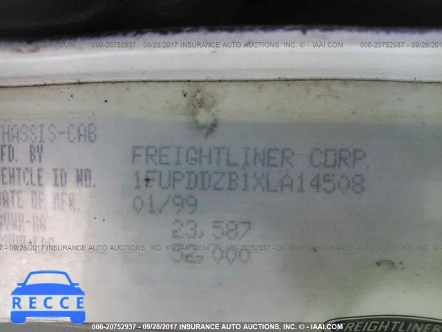1999 FREIGHTLINER FLD FLD120 1FUPDDZB1XLA14508 image 9