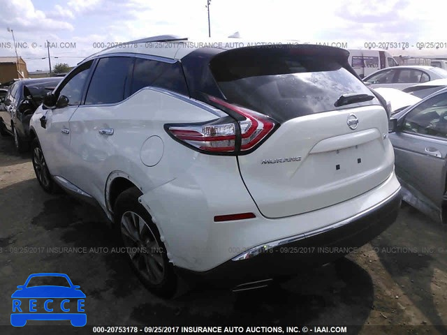 2015 Nissan Murano S/SL/SV/PLATINUM 5N1AZ2MG1FN250089 image 2