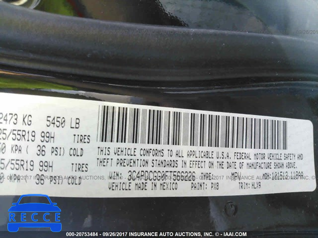 2015 Dodge Journey 3C4PDCGG0FT566226 image 8