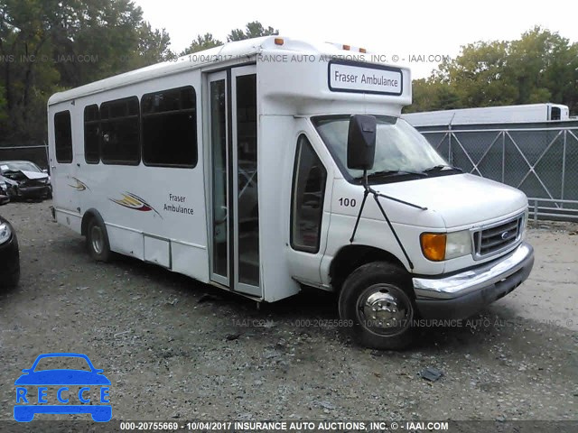 2005 FORD ECONOLINE E450 SUPER DUTY CUTWY VAN 1FDXE45P85HA23267 image 0