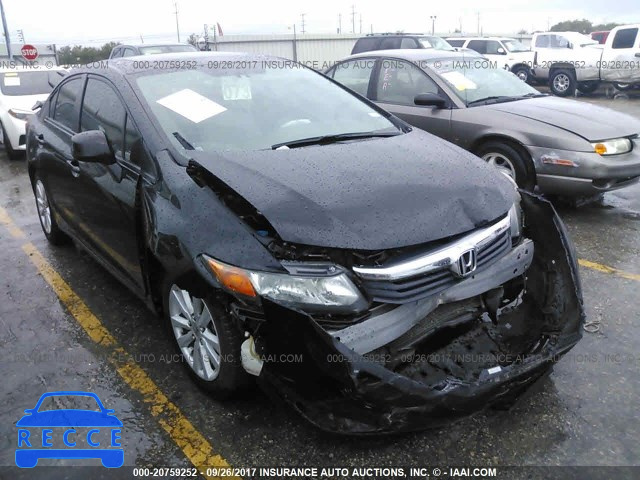 2012 Honda Civic 2HGFB2F92CH543681 зображення 0