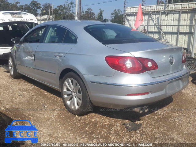 2012 Volkswagen CC WVWMN7AN6CE540112 зображення 2