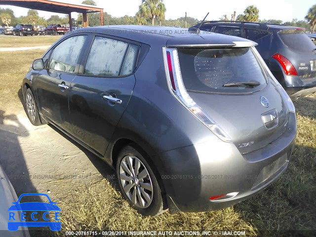 2015 Nissan Leaf S/SV/SL 1N4AZ0CP7FC304555 зображення 2