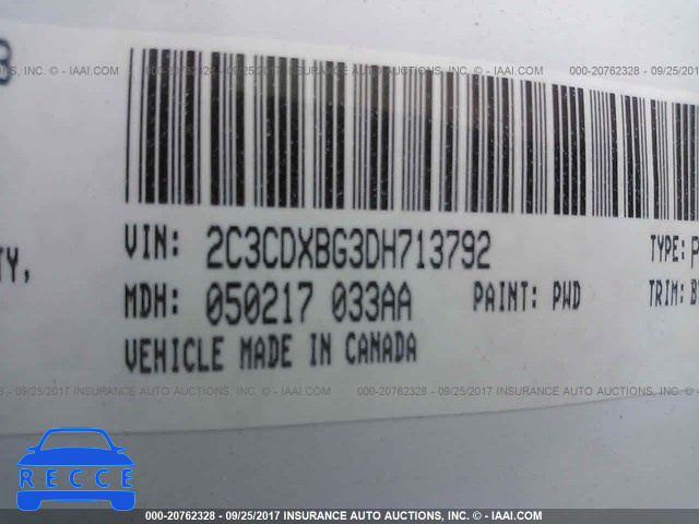 2013 Dodge Charger 2C3CDXBG3DH713792 image 8
