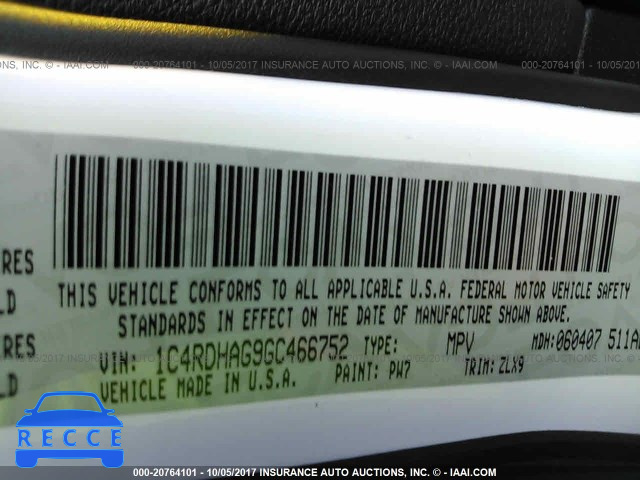 2016 Dodge Durango SXT 1C4RDHAG9GC466752 image 8