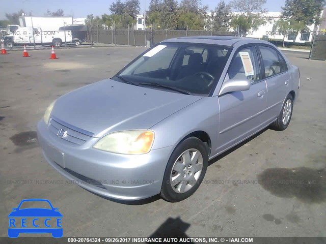 2001 Honda Civic 1HGES26751L037367 image 1
