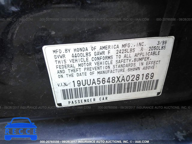 1999 Acura 3.2TL 19UUA5648XA028169 Bild 8