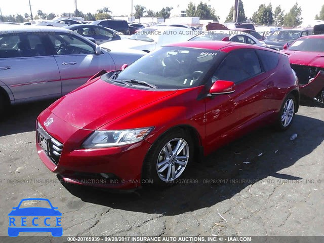 2011 Honda CR-Z EX JHMZF1D62BS015454 image 1