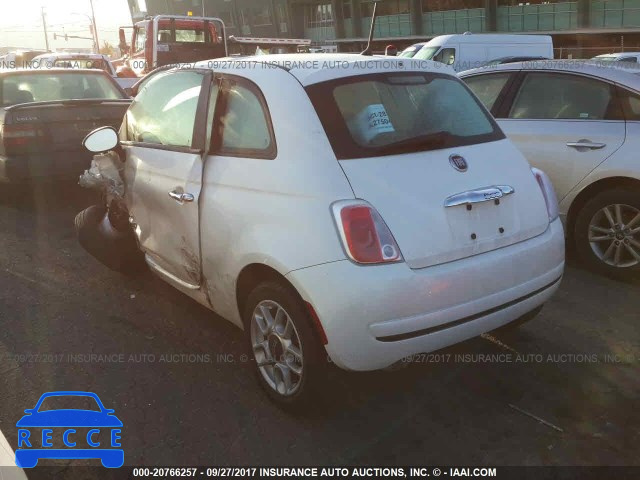 2012 Fiat 500 3C3CFFAR9CT117017 Bild 2