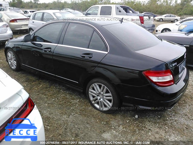 2009 Mercedes-benz C WDDGF54X89R046319 image 2