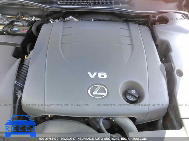 2006 Lexus IS JTHBK262262000097 image 9