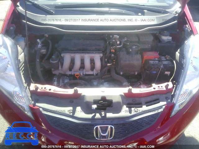 2010 Honda FIT SPORT JHMGE8H45AC028591 зображення 9