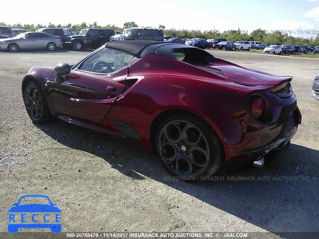 2015 Alfa Romeo 4C SPIDER ZARBAAB48FM170528 Bild 2