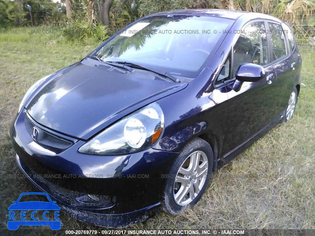 2008 Honda FIT SPORT JHMGD38698S047703 image 1