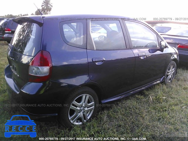 2008 Honda FIT SPORT JHMGD38698S047703 image 3