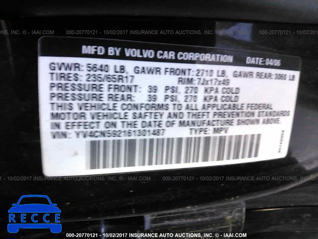 2006 Volvo XC90 YV4CN592161301487 image 8