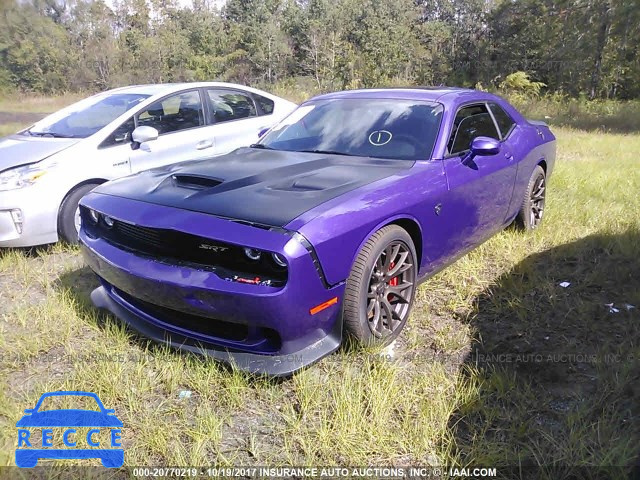 2016 Dodge Challenger SRT HELLCAT 2C3CDZC95GH118247 зображення 1