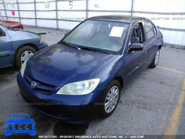 2004 Honda Civic 1HGES16524L001293 image 1