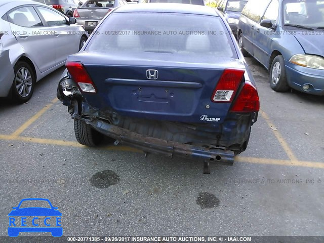 2004 Honda Civic 1HGES16524L001293 image 5