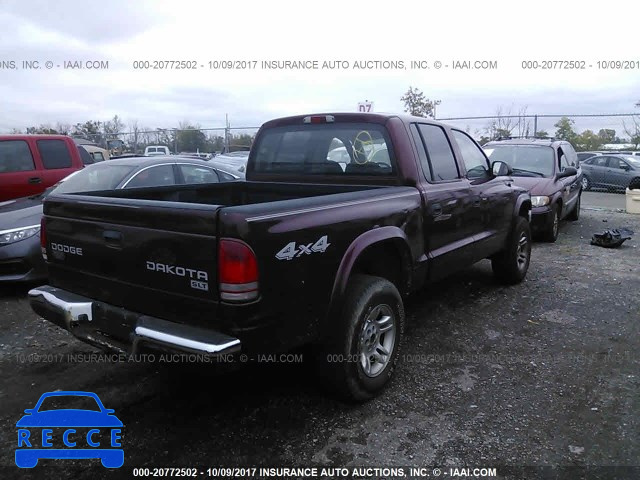 2003 Dodge Dakota QUAD SLT 1D7HG48N93S369007 Bild 3