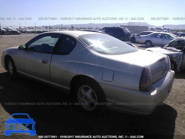 2005 Chevrolet Monte Carlo LS 2G1WW12E459184839 зображення 2