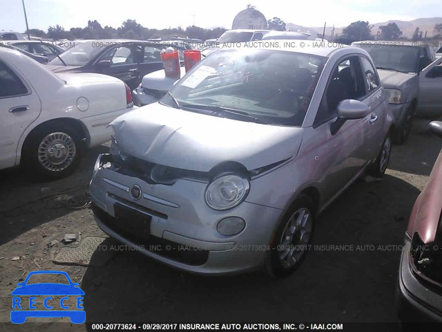 2013 Fiat 500 POP 3C3CFFARXDT672544 image 1