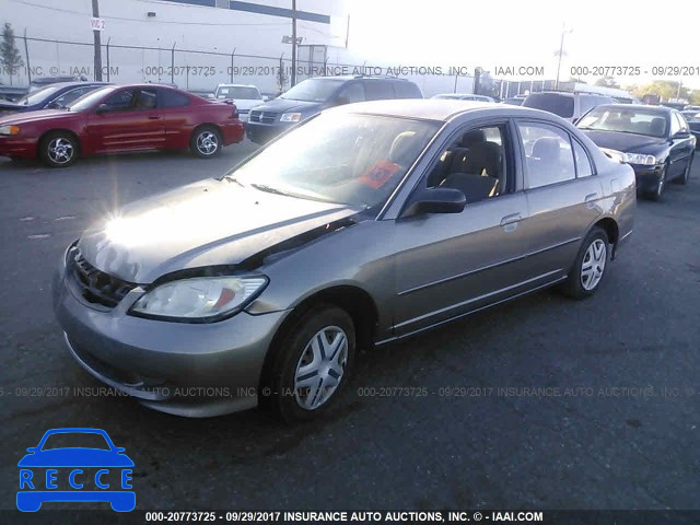 2005 Honda Civic 2HGES16575H606702 image 1