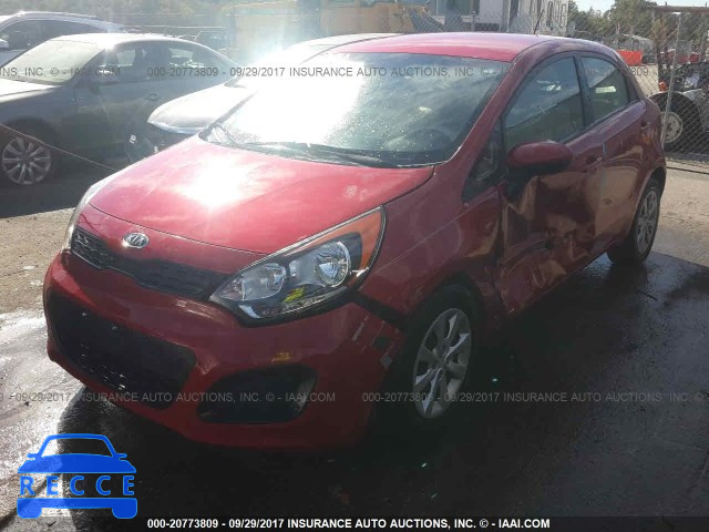 2012 KIA RIO LX KNADM5A31C6029212 image 1