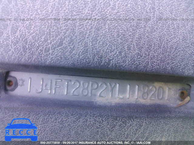 2000 Jeep Cherokee SE 1J4FT28P2YL118201 image 8