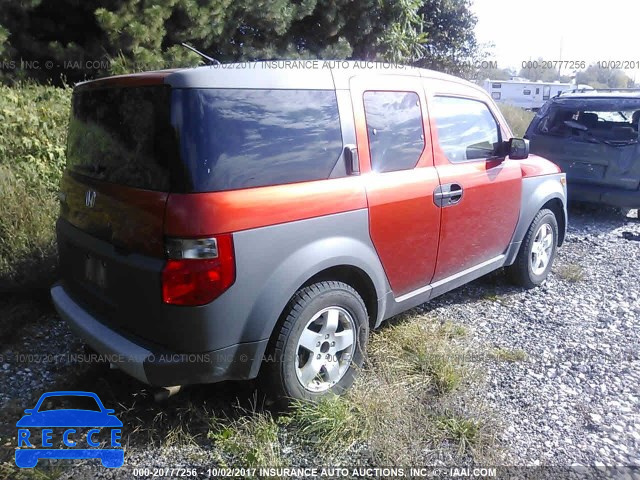 2004 Honda Element EX 5J6YH28584L007591 зображення 3