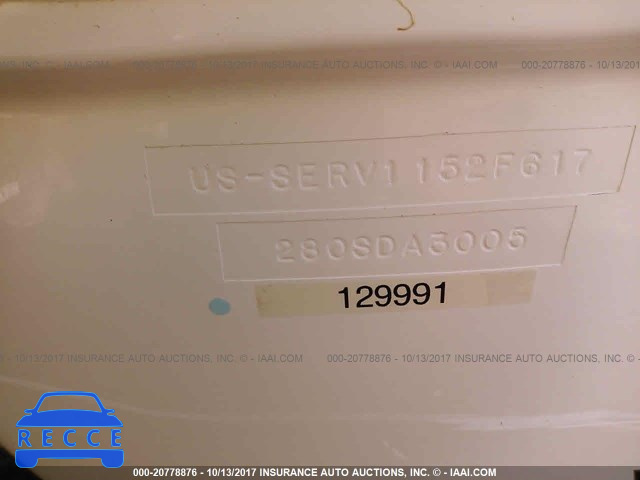 2017 SEA RAY OTHER SERV1152F617 image 8