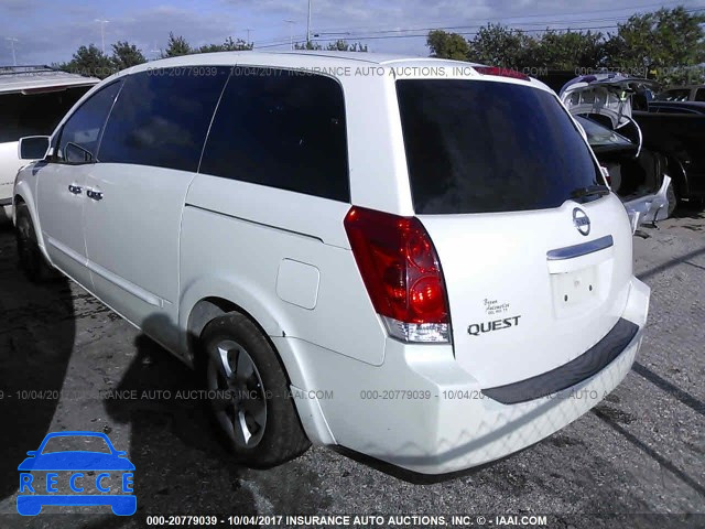 2008 Nissan Quest S/SE/SL 5N1BV28U88N120751 image 2