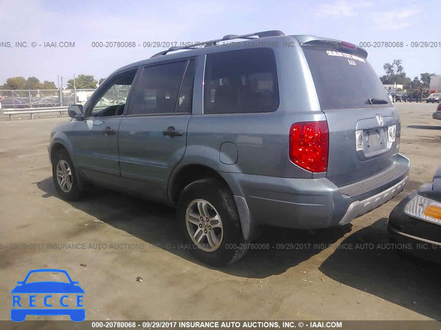 2005 Honda Pilot EXL 5FNYF18695B039064 image 2