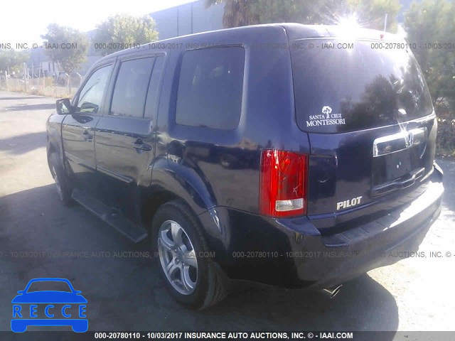 2013 Honda Pilot EXLN 5FNYF3H70DB025718 image 2