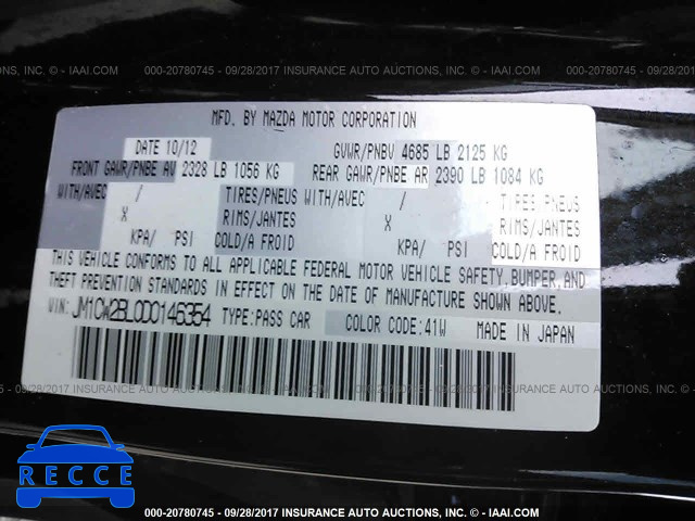 2013 Mazda 5 JM1CW2BL0D0146354 image 8