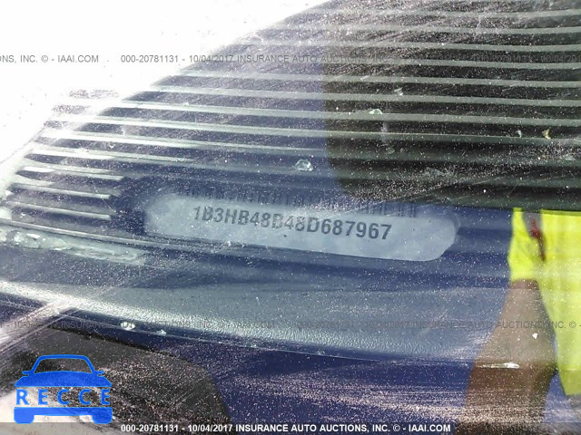 2008 Dodge Caliber 1B3HB48B48D687967 зображення 8