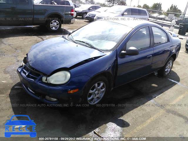 2002 DODGE NEON 1B3ES56C92D652949 зображення 1