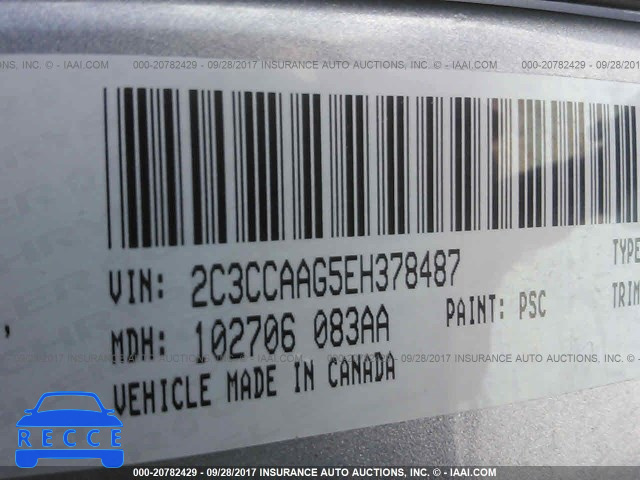 2014 Chrysler 300 2C3CCAAG5EH378487 image 8