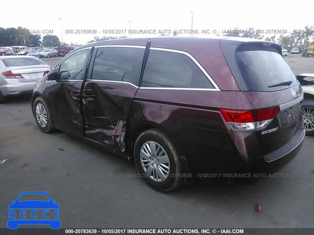 2016 Honda Odyssey LX 5FNRL5H2XGB032032 зображення 2