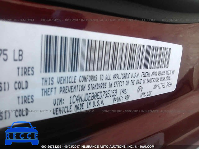 2014 Jeep Compass LATITUDE 1C4NJDEB0ED735159 image 8