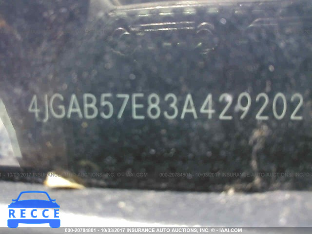 2003 Mercedes-benz ML 4JGAB57E83A429202 image 8