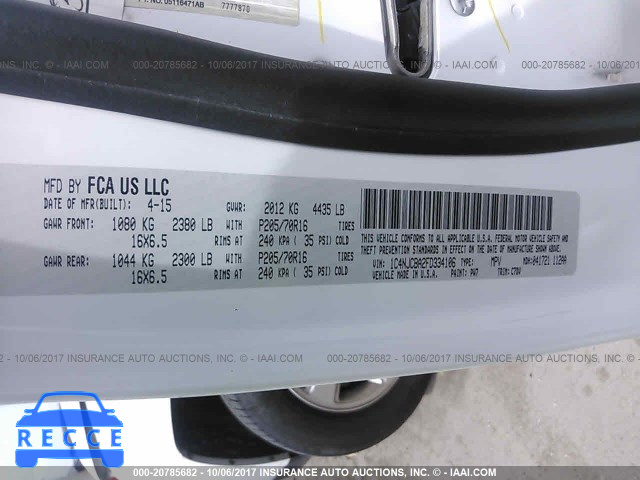 2015 Jeep Compass SPORT 1C4NJCBA2FD334106 image 8