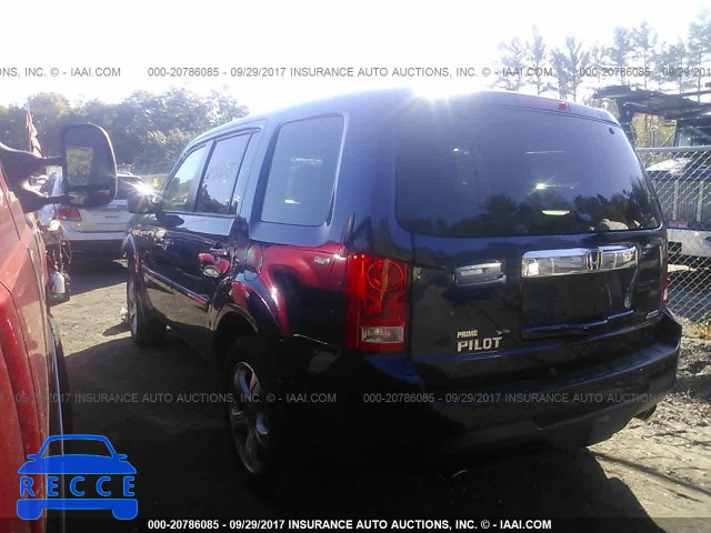 2013 Honda Pilot EXL 5FNYF4H54DB007954 image 2