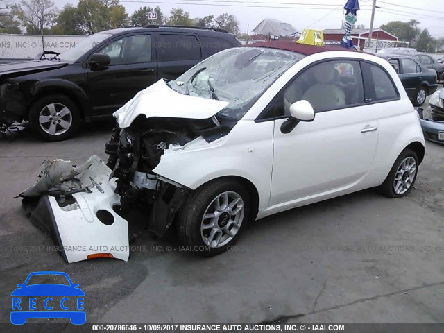 2013 Fiat 500 POP 3C3CFFDR5DT666887 image 1